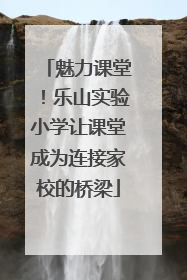 魅力课堂！乐山实验小学让课堂成为连接家校的桥梁
