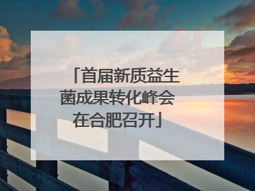 首届新质益生菌成果转化峰会在合肥召开