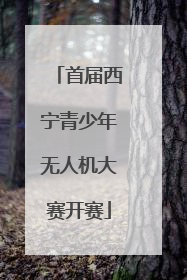 首届西宁青少年无人机大赛开赛