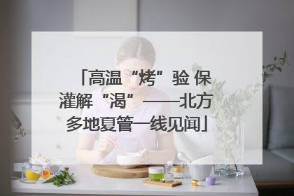 高温“烤”验 保灌解“渴”——北方多地夏管一线见闻
