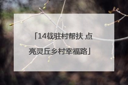 14载驻村帮扶 点亮灵丘乡村幸福路