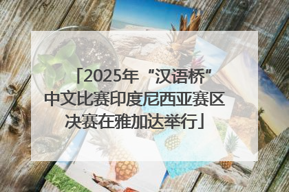 2025年“汉语桥”中文比赛印度尼西亚赛区决赛在雅加达举行