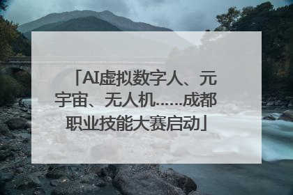 AI虚拟数字人、元宇宙、无人机……成都职业技能大赛启动